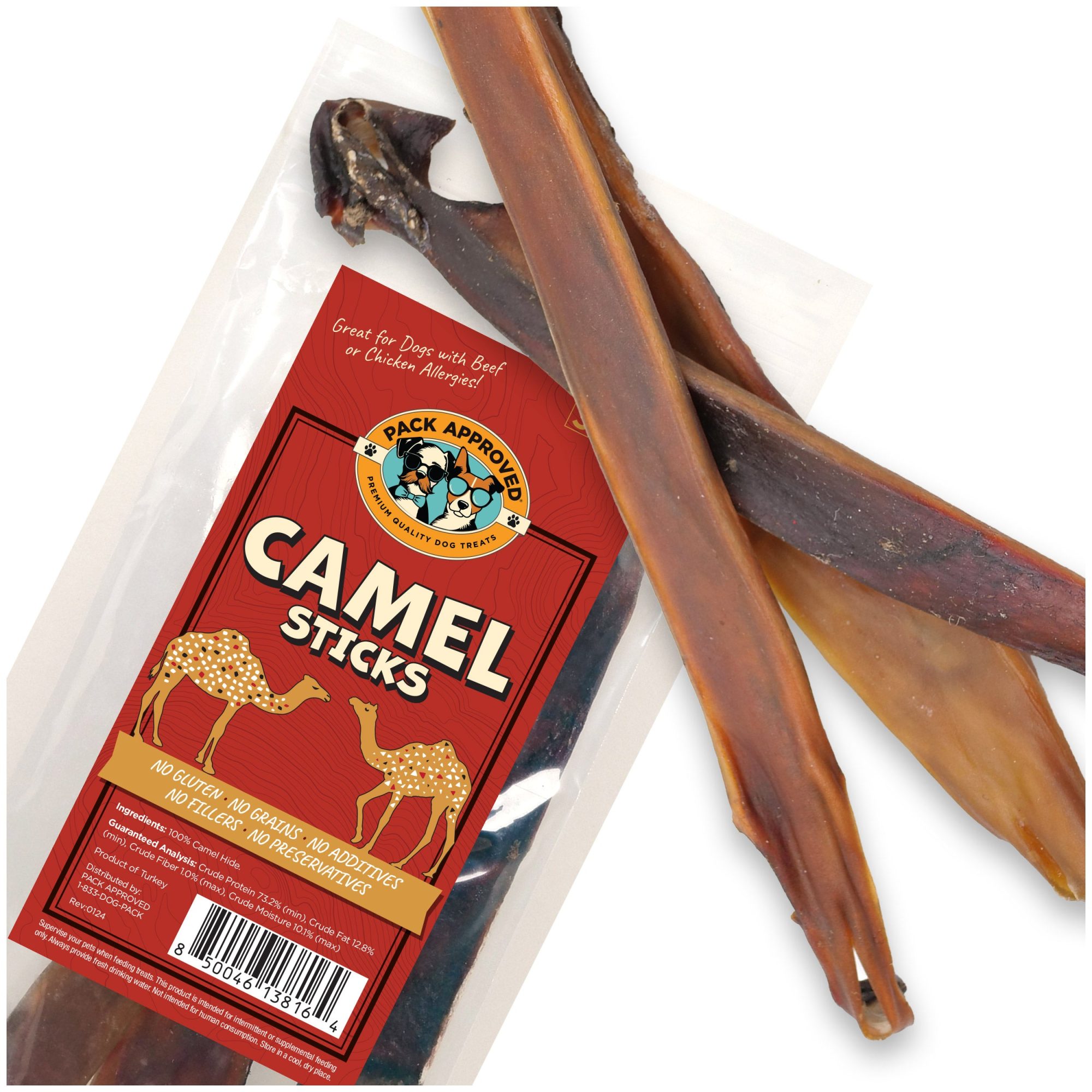 Pack Approved 12" Camel Sticks (3ct)
